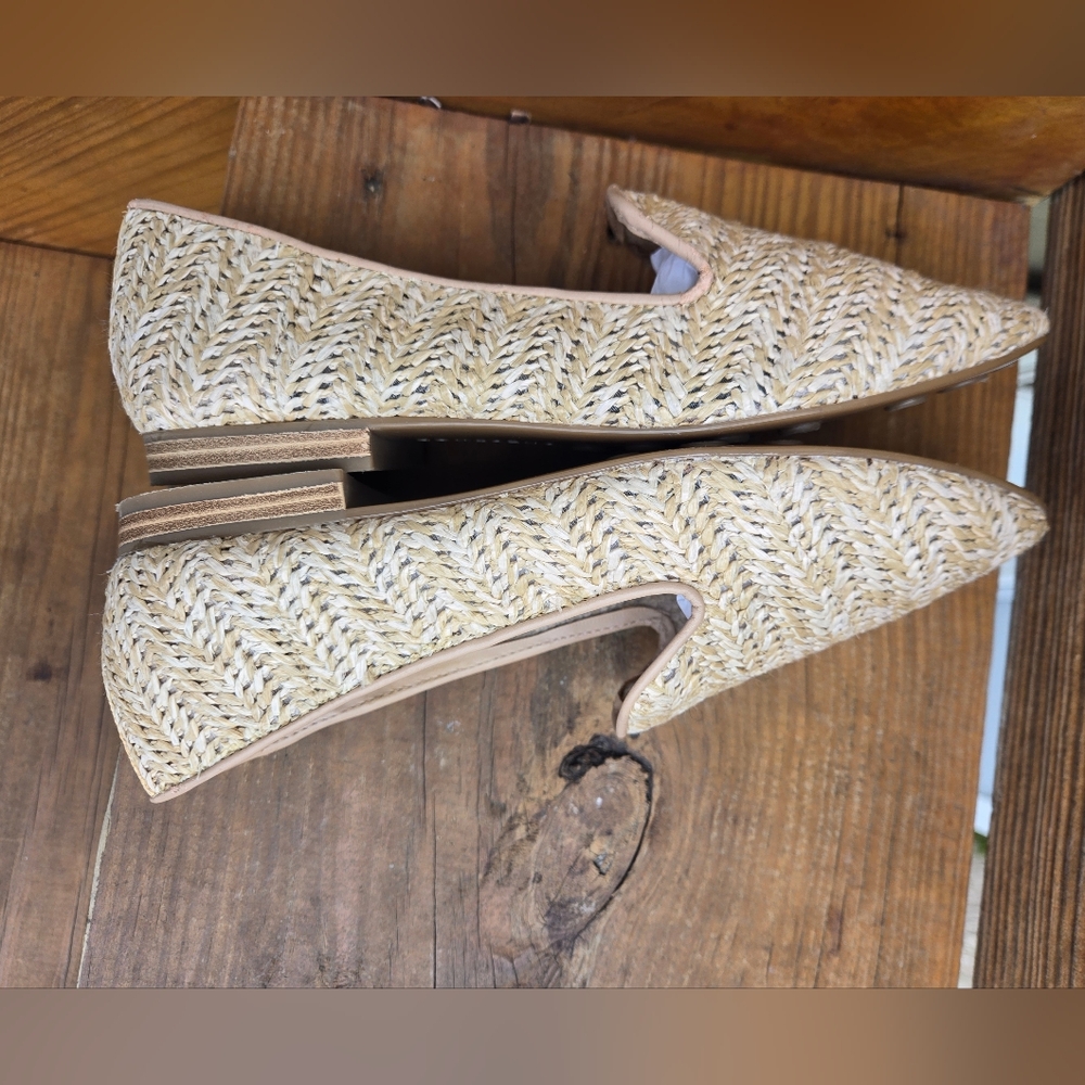 Com + Sens Gloriette Woven Raffia Shoes Size 8.5 - Picture 6 of 10